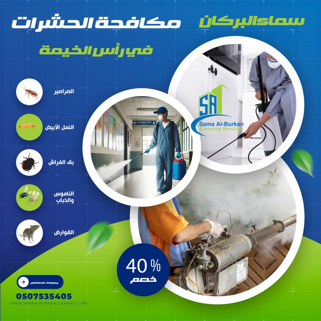 مكافحة الحشرات في رأس الخيمة سماء البركان 0507535405